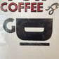 ア・トゥー・パイプ・プロブレム・レタープレス A TWO PIPE PROBLEM LETTERPRESS ポスター GO FOR COFFEE Sサイズ 額装品 ◎