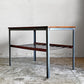 トラックファニチャー TRUCK FURNITURE ブーメラン BOOMERANG SIDE TABLE サイドテーブル 楢無垢材 スチール脚 W39cm インダストリアル ■