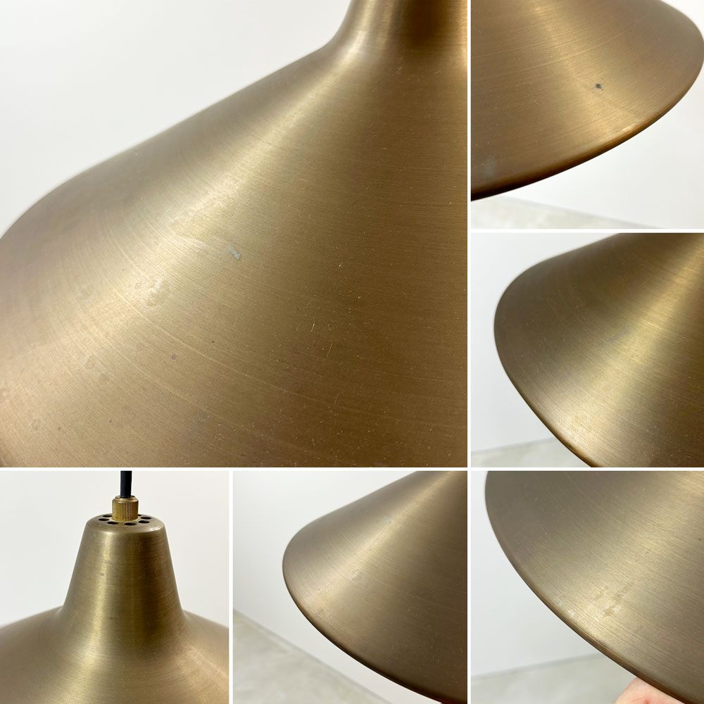 フレイム flame ブラスL brass L ペンダントライト 真鍮 素地 オイル仕上げ インダストリアルデザイン 定価：￥55,000- ●