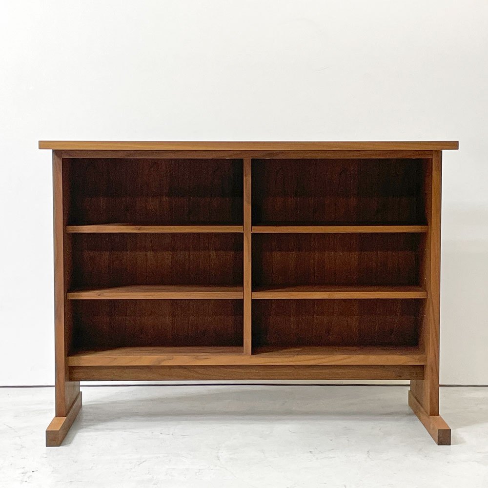 マスターウォール MASTERWAL ノリータ NOLITA カウンターテーブル ハイテーブル ディスプレイラック ウォールナット無垢材天板 定価￥203,500- ●