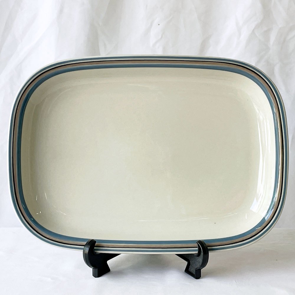 アラビア ARABIA ウートゥア Uhtua スクエアプレート 長皿 深皿 大皿 W34.5cm ウラ・プロコッペ フィンランド 北欧食器 ◇