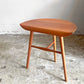 シキファニチア SIKI FURNITURE スツールテーブル STOOL TABLE 1 サイドテーブル ブラックチェリー無垢材 W45cm 板座 国産家具 ■