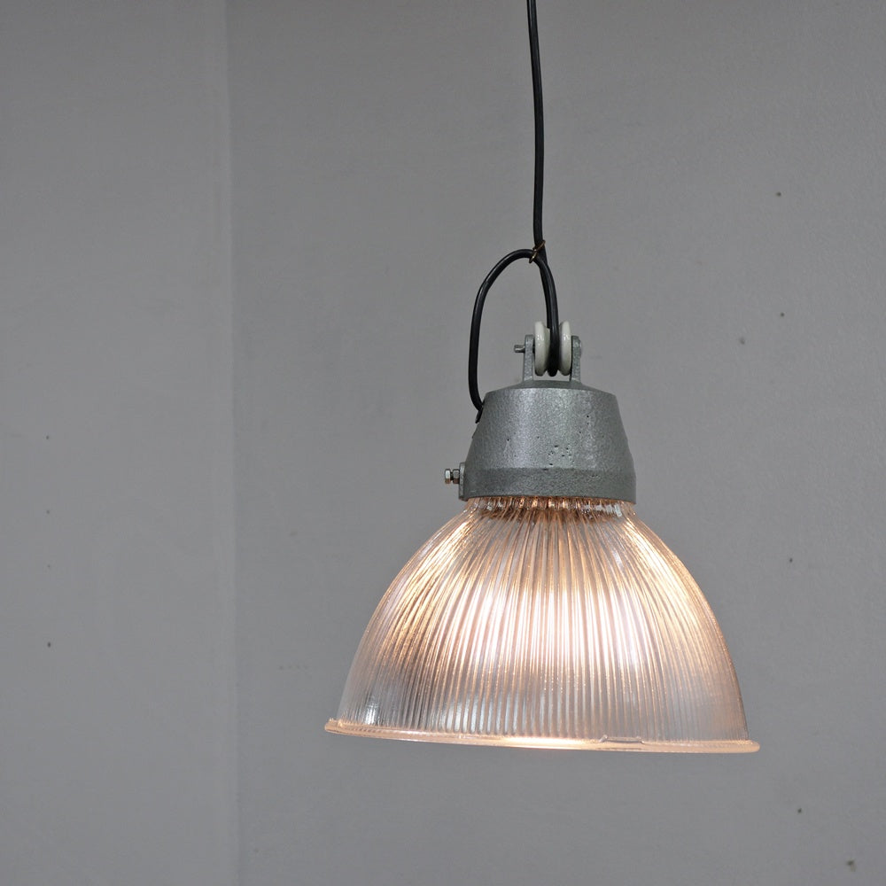 ビンテージスタイル Vintage Style ガラスシェード ペンダントライト ダイナーランプ インダストリアルデザイン ●