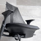 ハーマンミラー HermanMiller セイルチェア SAYL Chair デスクチェア ブラック サスペンションミドルバック アジャスタブルアーム キャスター付 イヴ・ベアール ♪